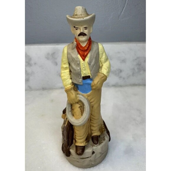 Vintage Coty Stetson Cowboy Air Freshener Ceramic Figure - Picture 1 of 8
